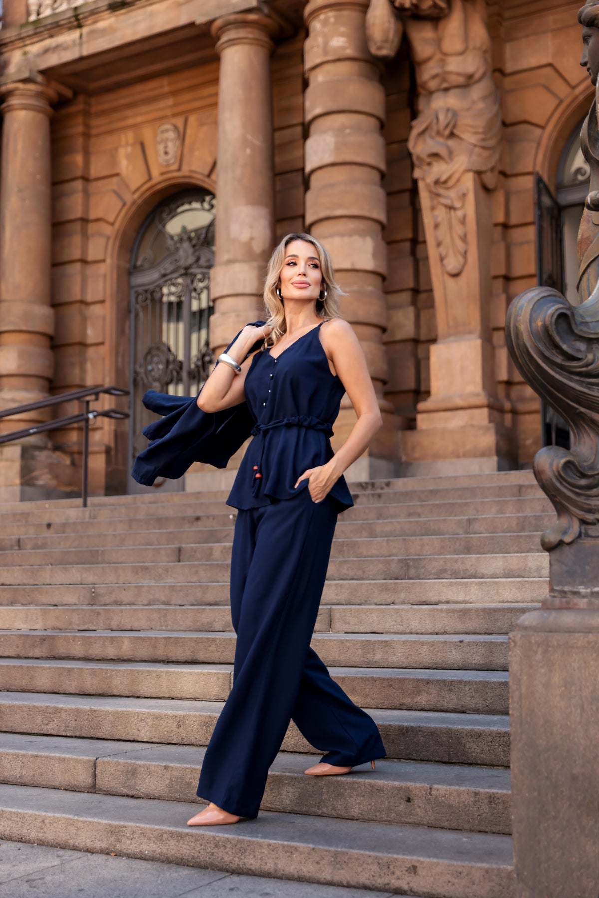 Conjunto Alfaiataria blusa de alça Georgina