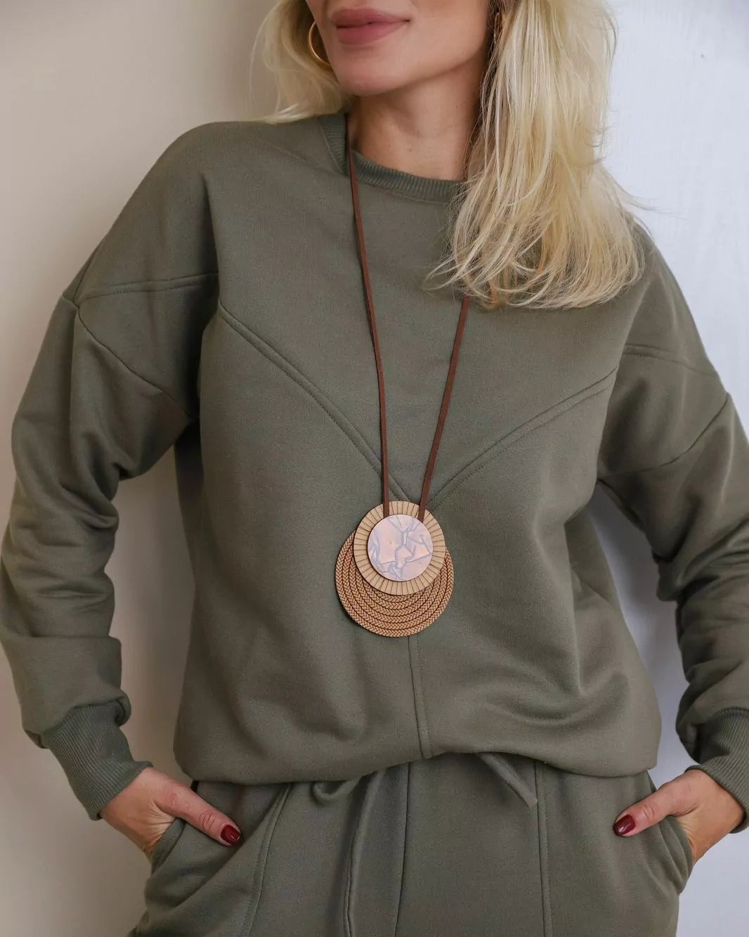 Conjunto de calça e blusa manga longa Virginia