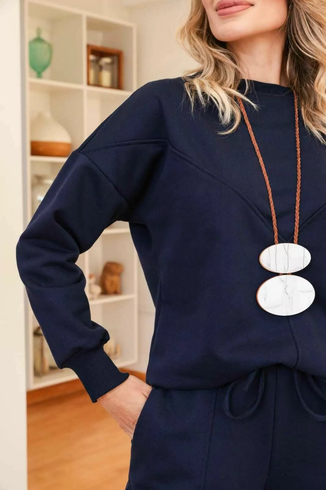 Conjunto de calça e blusa manga longa Virginia