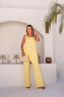 Conjunto de calça e blusa regata Nathalia