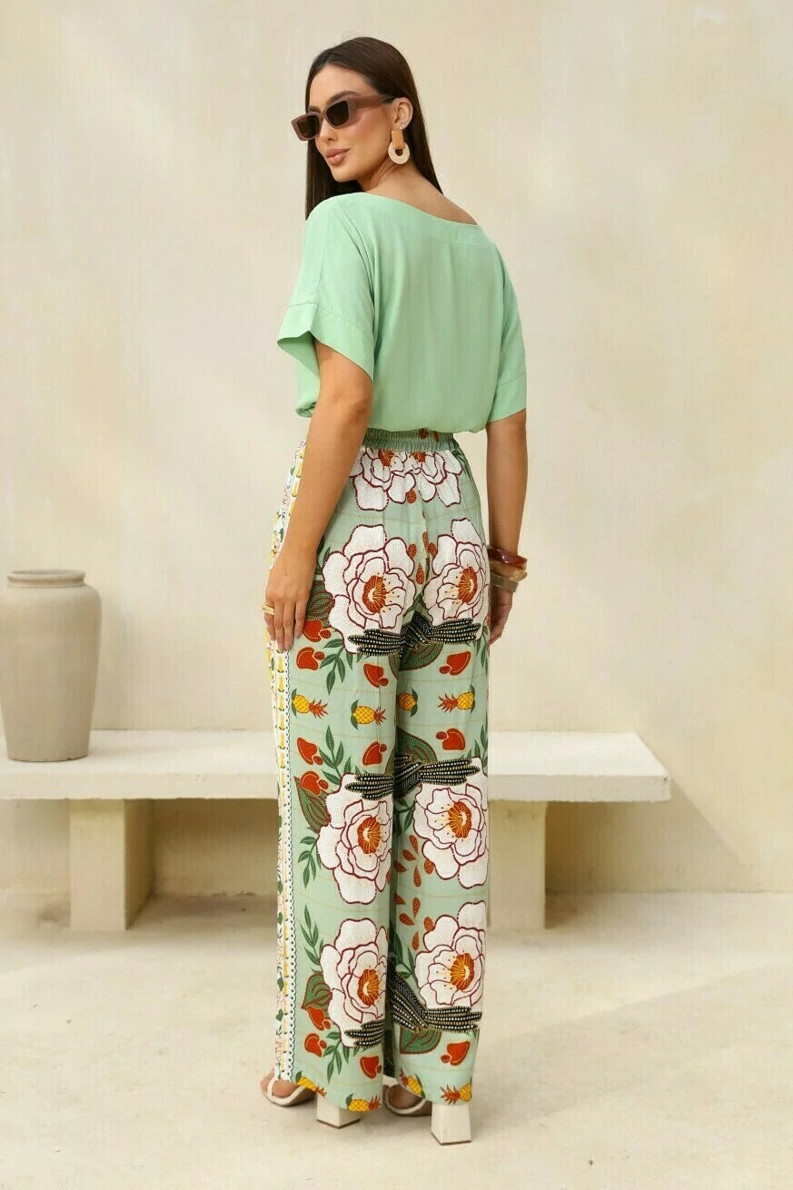 Calça pantalona Clara