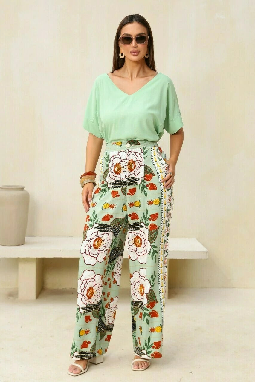 Calça pantalona Clara