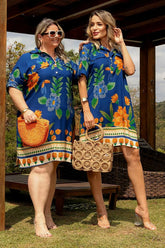 Chemise curta com gola e manga curta Emy