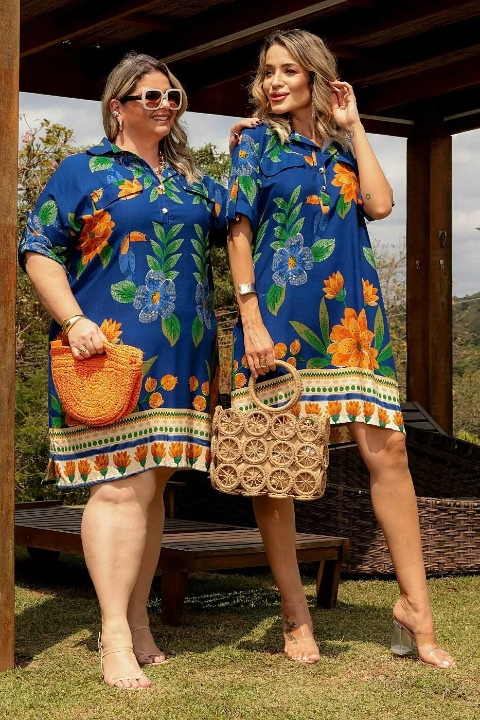 Chemise curta com gola e manga curta Emy