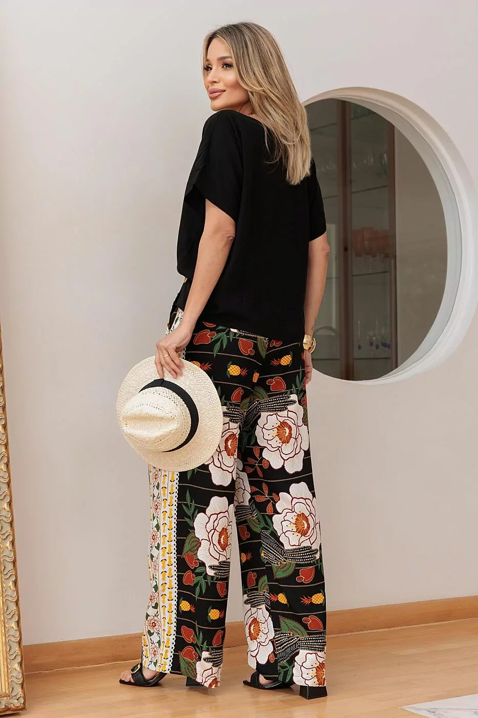 Calça pantalona Clara